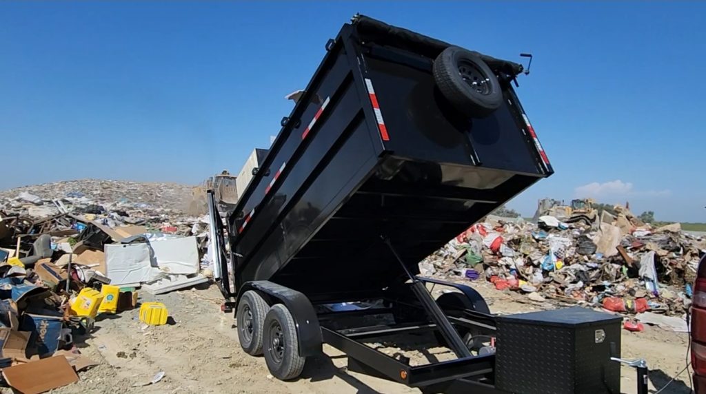 Raleigh junk removal services dump trailer