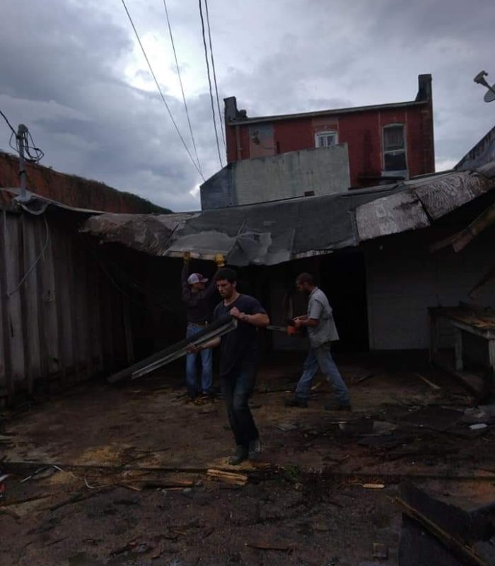 Raleigh Commercial Junk Removal and demolition during